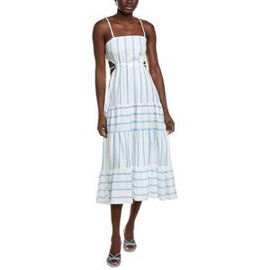 Ipponelli Womens  Midi Dress, Blue